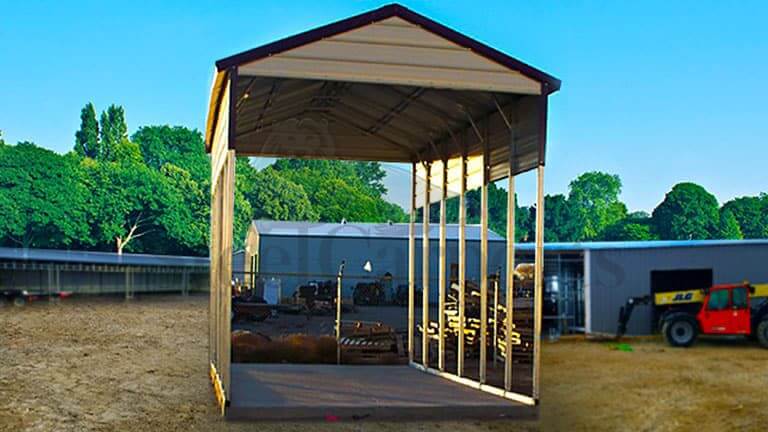 12×31 Aframe Horizontal Certified Carport