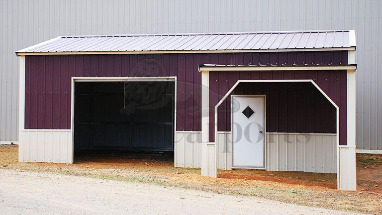 20×30 Colonial Building with Lean-to