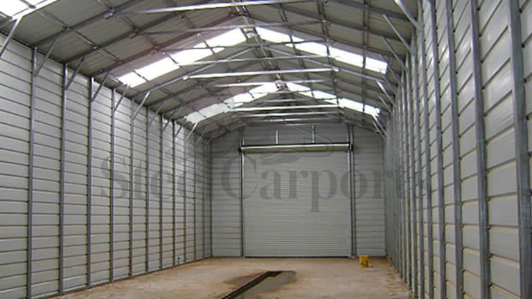 20×80 A-Frame Steel Garage