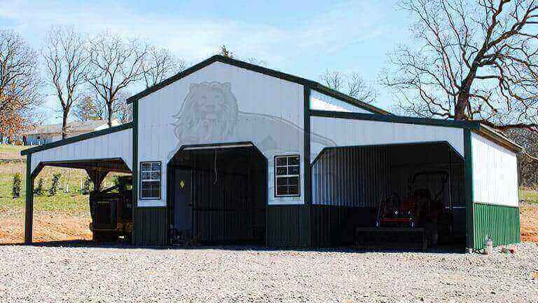 36×20 All Vertical Barn Building