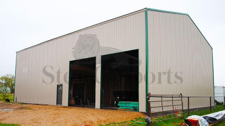 36x40 Vertical Roof Steel Warehouse