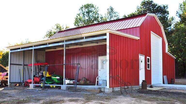 48×30 Gambrel Barn Building