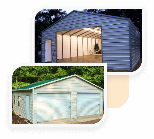 A-Frame Horizontal Garages