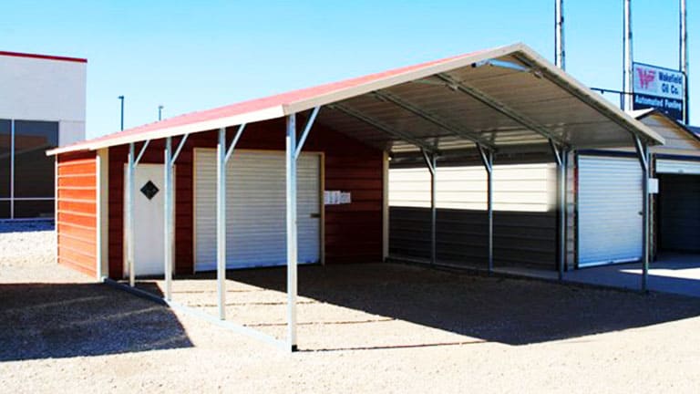 Utility Carport Metal Structure