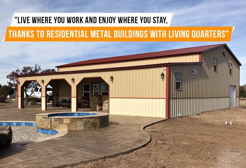 Metal Buildings With Living Quarters