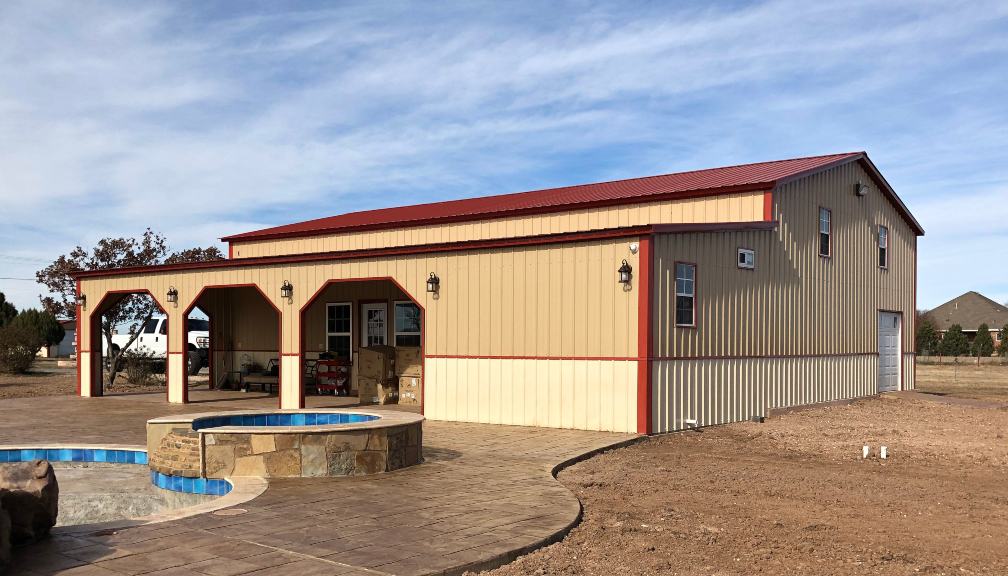 Metal Buildings with Living Quarters