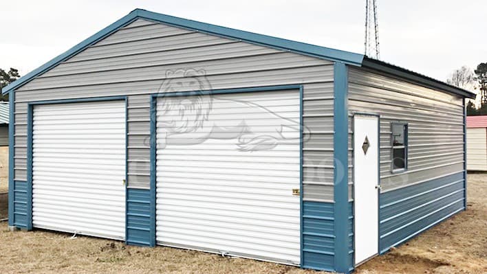 24x25x9-aframe-vertical-roof-garage