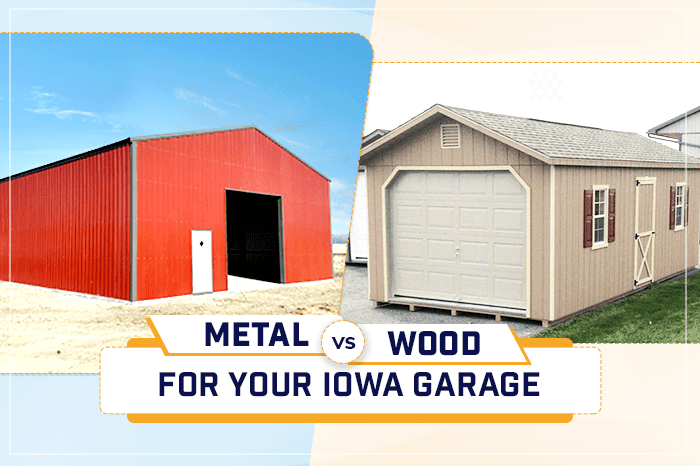 Metal vs. Wood for Your Iowa Garage