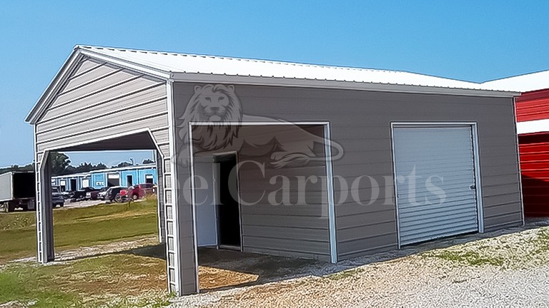 18x25x9 Aframe Utility Carport