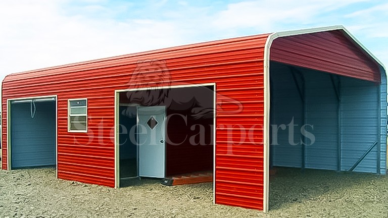 18x36x10 Regular Style Combo Carport