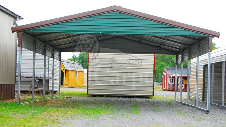 20x20x7 Aframe Vertical Roof Carport