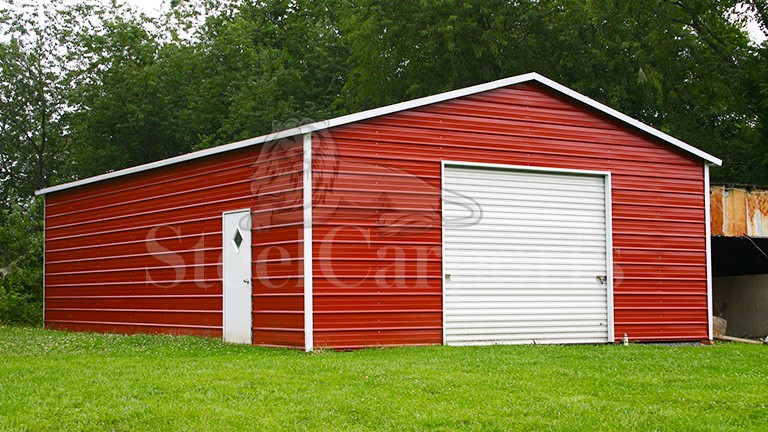 20x20x10 Aframe Vertical Roof Garage