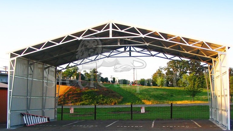 32x30x12 Aframe Vertical Roof Carport