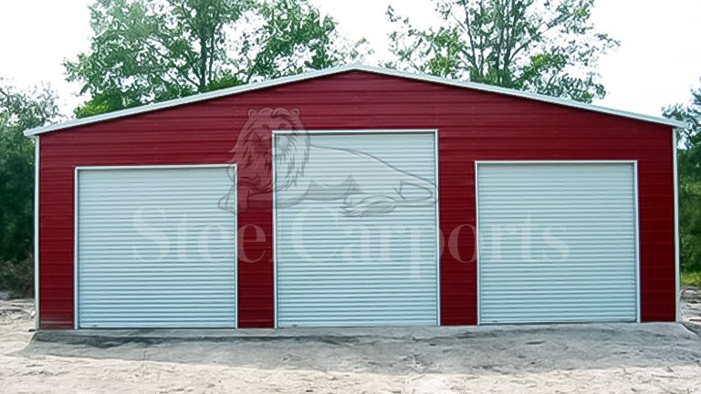 34x30x11 Aframe All Vertical Garage