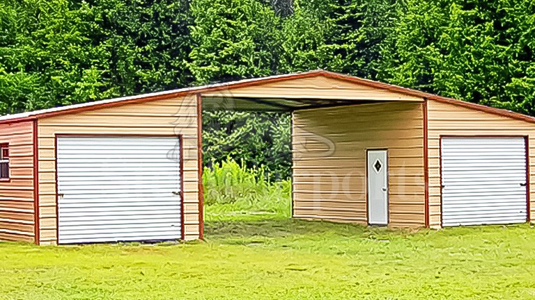 40x21x12 Aframe Straight Roof Barn