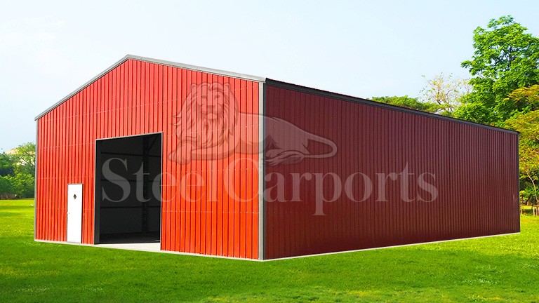 40x60x16 Commercial Clear Span All Vertical