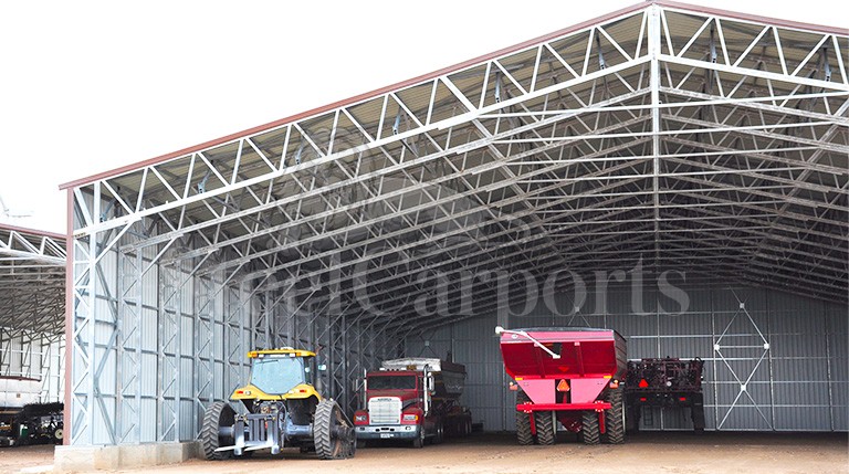 90x140x16 Commercial Clear Span All Vertical