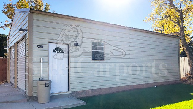 24x35x10 Steel Garage
