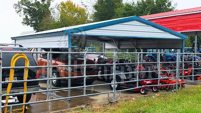 18x20x6 A-Frame Vertical Roof Carport