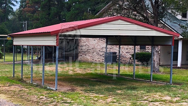 18x20x7 Metal Carport