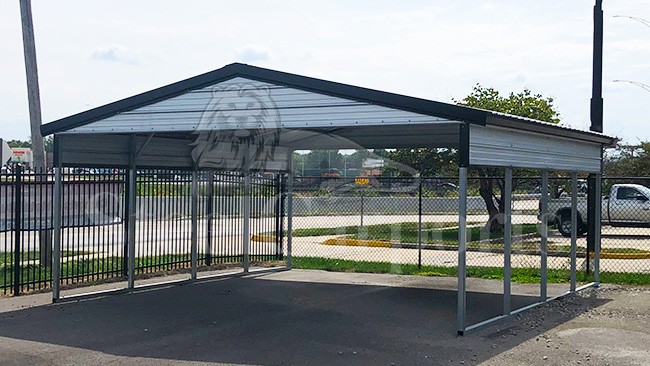 18x20x7 A-Frame Vertical Roof Carport