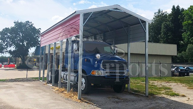 18x30x13 A-Frame Vertical Roof RV Cover