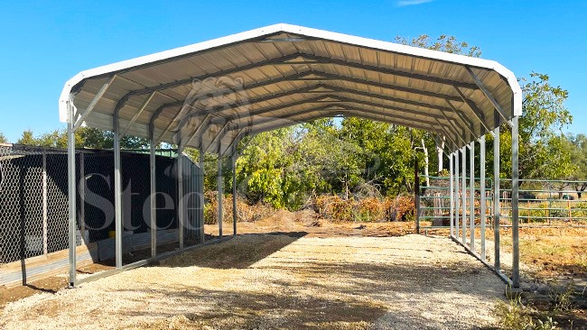 18x31x7 Regular Roof RV Carport