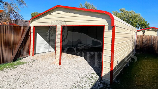20x26x7 Two Car Garage