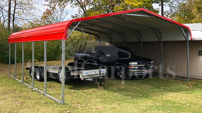 22x26x7 Two Car Carport