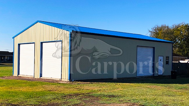 30x50x12 Steel Garage