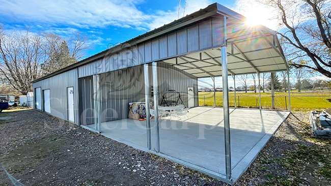 30x60x10 Utility Carport