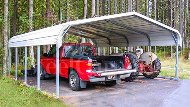 12x21x7 Metal Carport