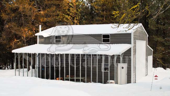 48x35x14 Metal Barn